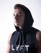 LÝFT 2Way Armhole Hoodie - Black