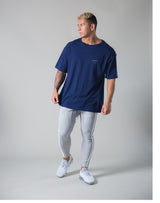 Back Big Y Logo Big T-shirts - Navy