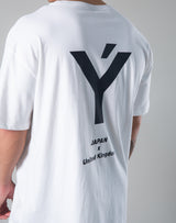 Back Big Y Logo Big T-shirts - White