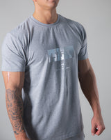 LÝFT LOGO BIG T-SHIRT - GREY