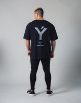 Back Big Y Logo Big T-shirts - Black