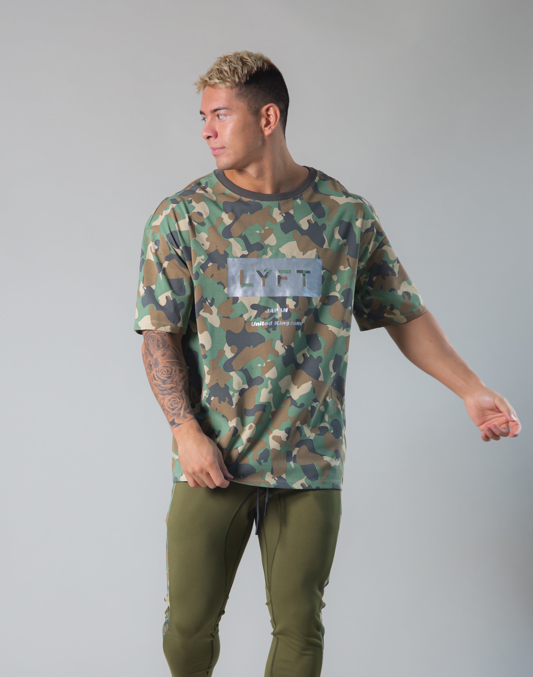 Original Camo Big T-shirts - Olive