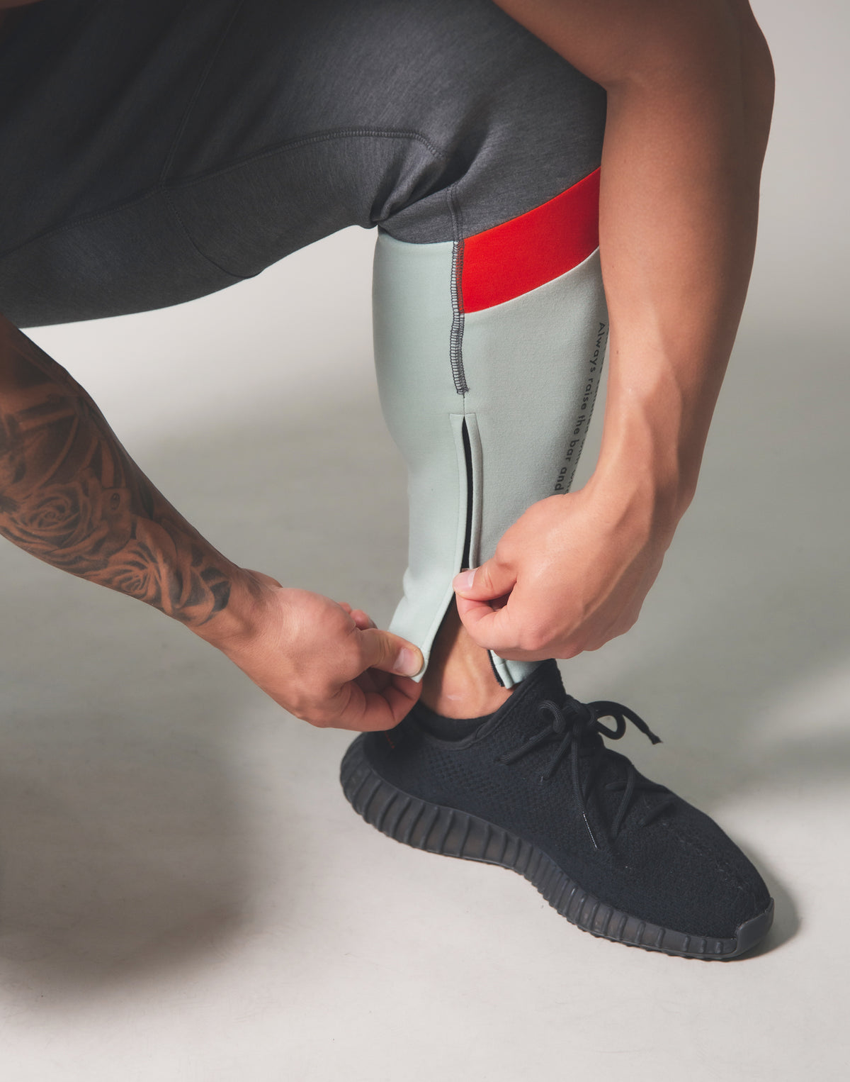 LYFT 2Way Stretch Separate Pants - Grey x Mint