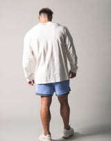 Metalic Logo Long T-Shirt - Off White