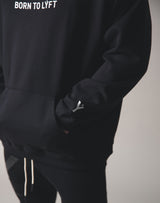 Cut off Sweat Pullover - Black