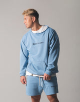 Cut off Sweat Pullover - L.Blue