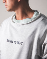 Cut off Sweat Pullover - Grey