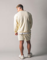 Cut off Sweat Pullover - Champagne