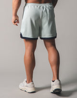 <transcy>2Way Stretch Layered Wide Shorts --Mint</transcy>