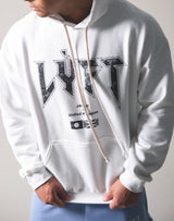 LÝFT London Punk Sweat Pullover - White