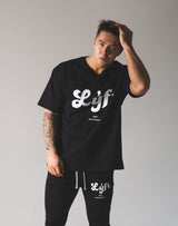 LÝFT Old Logo Big T-shirt - Black