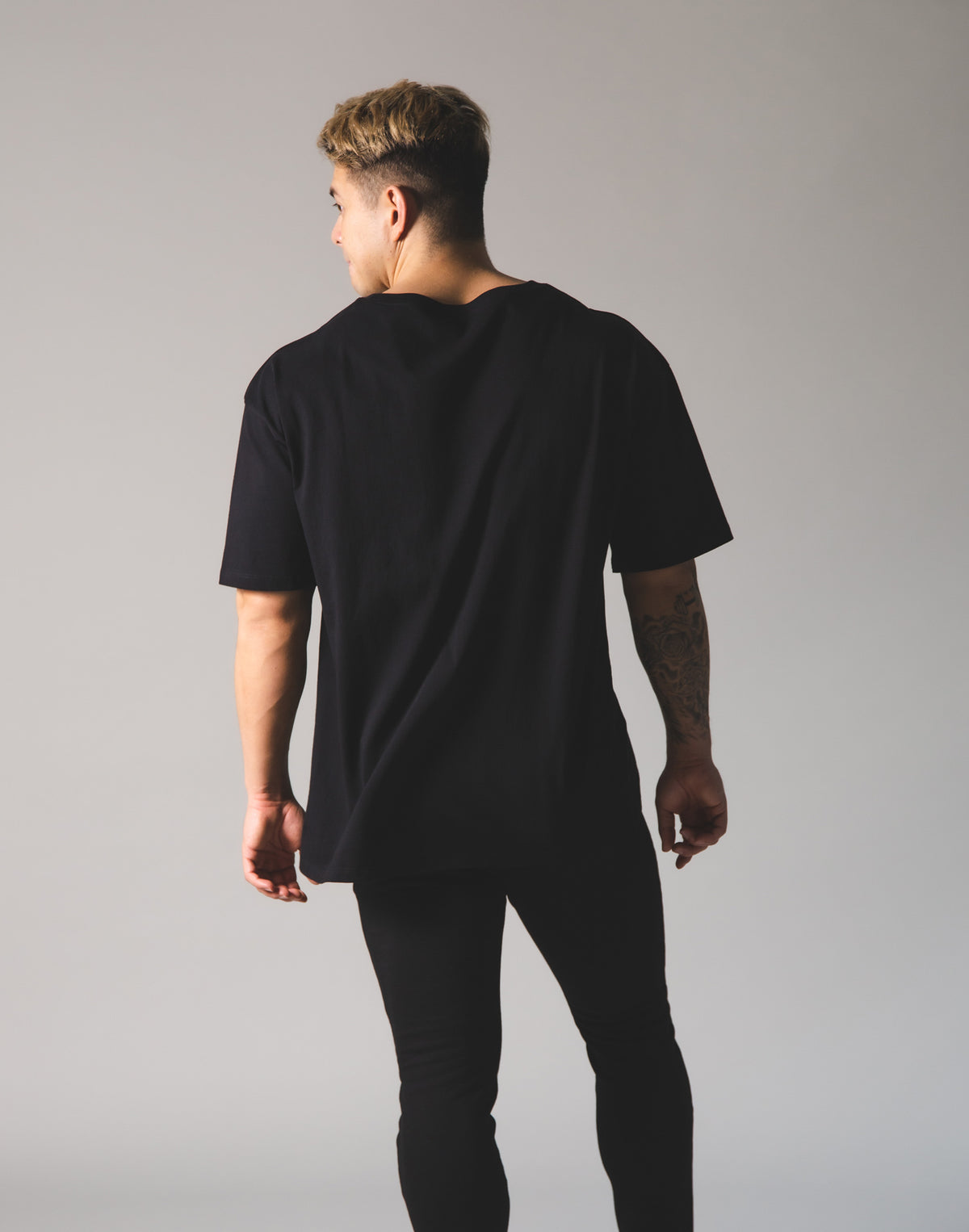 LÝFT Old Logo Big T-shirt - Black