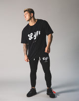 LÝFT Old Logo Big T-shirt - Black