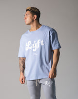 LÝFT Old Logo Big T-shirt - L.Blue