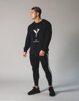 Ý Logo Long T-Shirt - Black