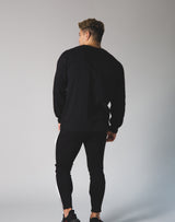 Ý Logo Long T-Shirt - Black