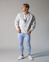 Ý Logo Long T-Shirt - Grey