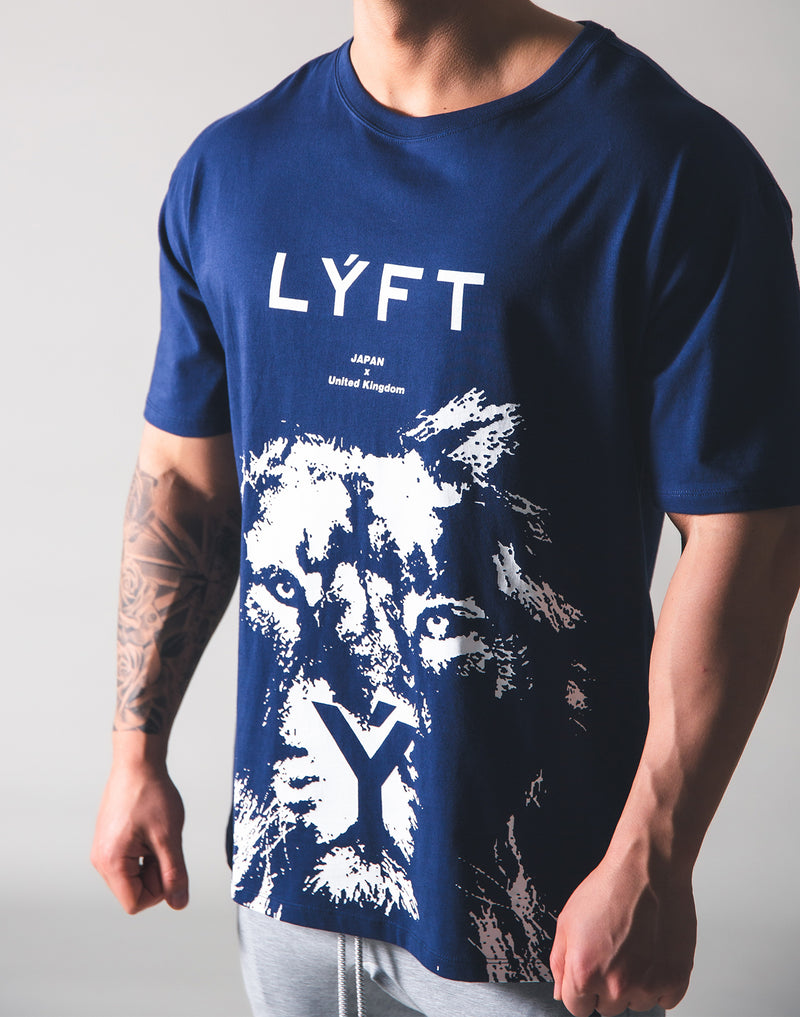 LYFT Lion Big T-shirt - Navy