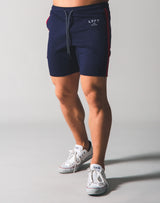 One Line Half Pants - Navy