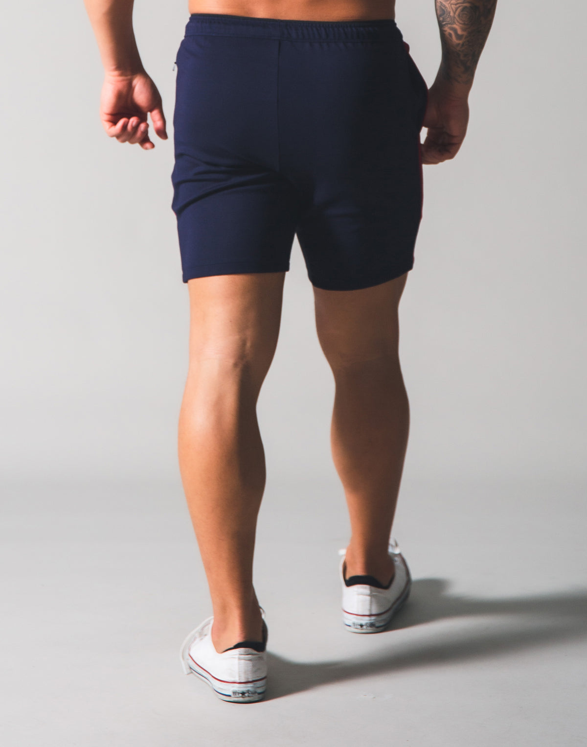 One Line Half Pants - Navy