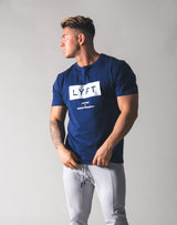 LYFT box Logo T-shirt - Navy