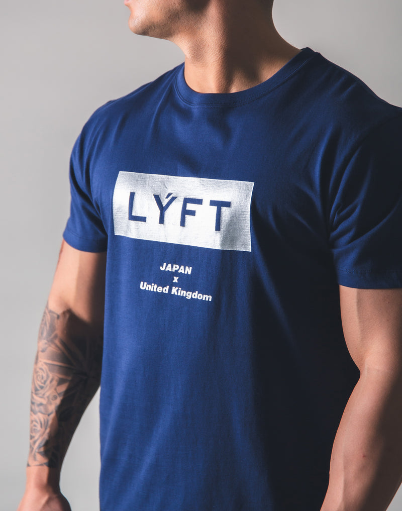 LYFT box Logo T-shirt - Navy