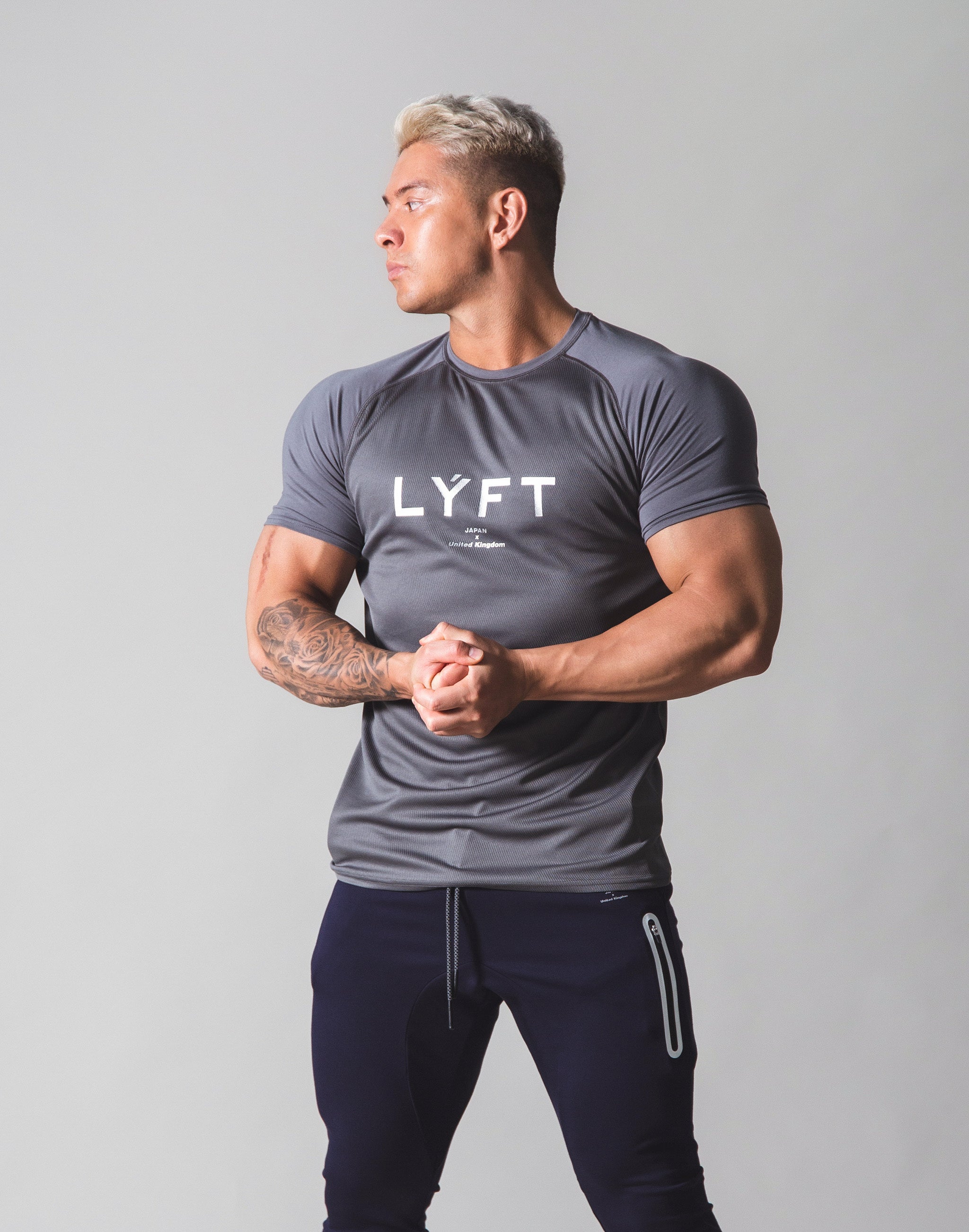 Combi Mesh Training T-Shirt v2 - Grey – LÝFT