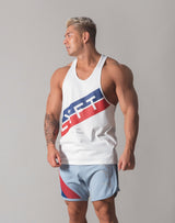 Stripe Training Tanktop v2 - White