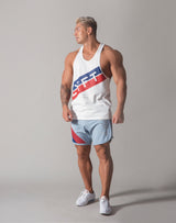 Stripe Training Tanktop v2 - White
