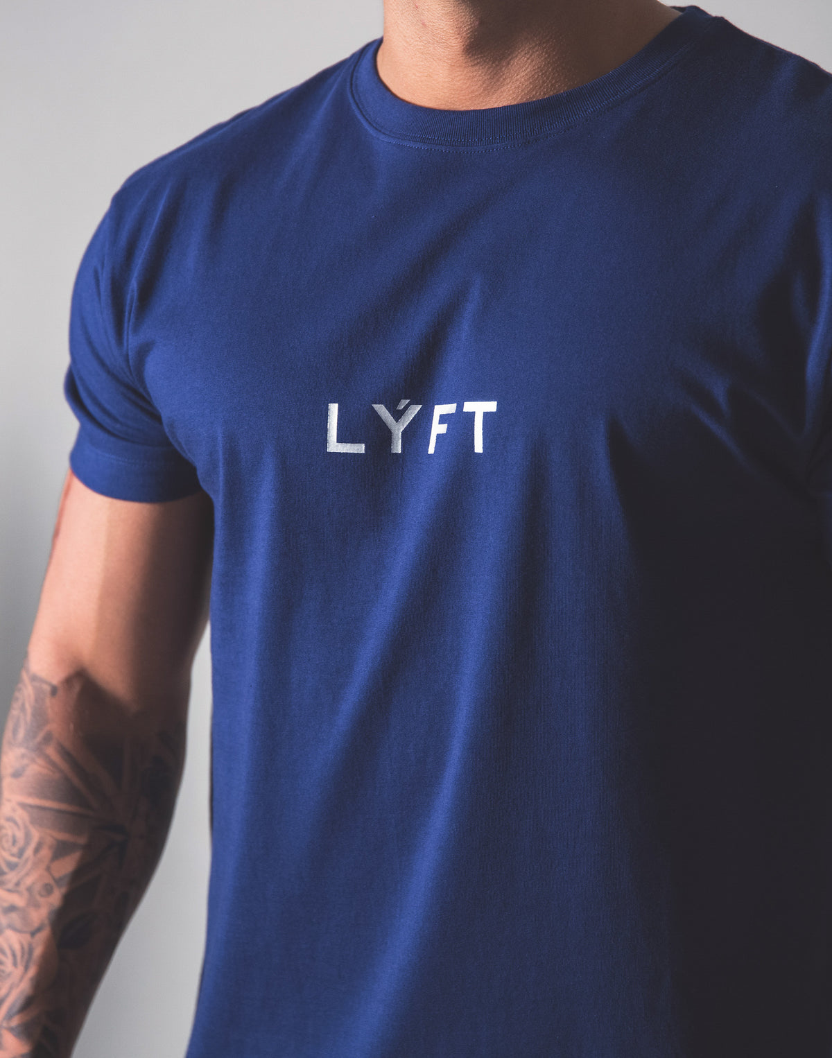 LÝFT Flag Standard T-Shirt - Navy