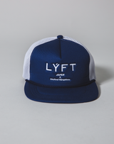 LÝFT Logo Rope Mesh Cap - Navy