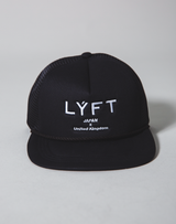 LÝFT Logo Rope Mesh Cap - Black