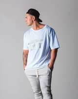 LÝFT Hard Rock Logo Big T-shirt - L.Blue