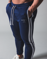 LÝFT 2 Line Sweat Pants - Navy
