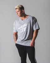 LÝFT Hard Rock Logo Big T-shirt - Grey