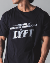 LÝFT Hard Rock Logo Big T-shirt - Black