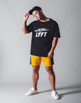 LÝFT Hard Rock Logo Big T-shirt - Black