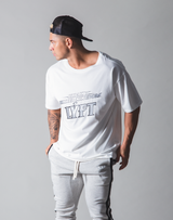 LÝFT Hard Rock Logo Big T-shirt - White