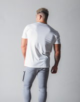 LÝFT Out Line Logo Standard T-Shirt - White