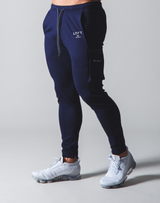 LÝFT Stretch Side Cargo Pocket Pants - Navy