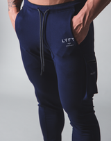 LÝFT Stretch Side Cargo Pocket Pants - Navy