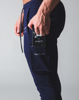 LÝFT Stretch Side Cargo Pocket Pants - Navy