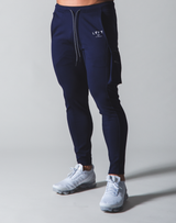 LÝFT Stretch Side Cargo Pocket Pants - Navy