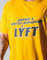 LÝFT Hard Rock Logo Big T-shirt - Yellow