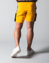 LÝFT Stretch Side Cargo Pocket Shorts - Yellow