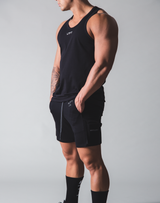 LÝFT Standard Fit Tanktop Rear Wappen - Black