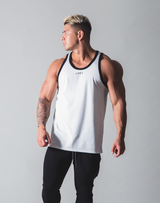 LÝFT Standard Fit Tanktop Rear Wappen - White