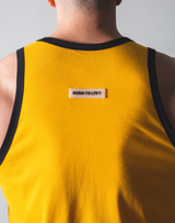 LÝFT Standard Fit Tanktop Rear Wappen - Yellow
