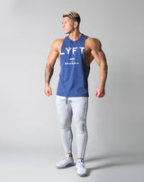 Standard Logo Vintage Drop Shoulder Tanktop - Navy old