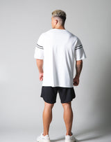 Separate Line Big T-shirts - White